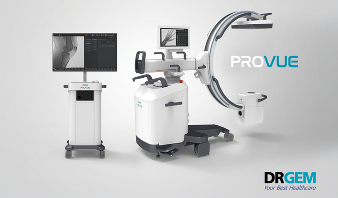 디알젬의 이동형 C-arm 'PROVUE' 제품 이미지. ⓒ 디알젬