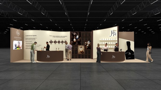 2026 서울바앤스피릿쇼 'jari' 부스 렌더링 이미지. ⓒ CJ제일제당