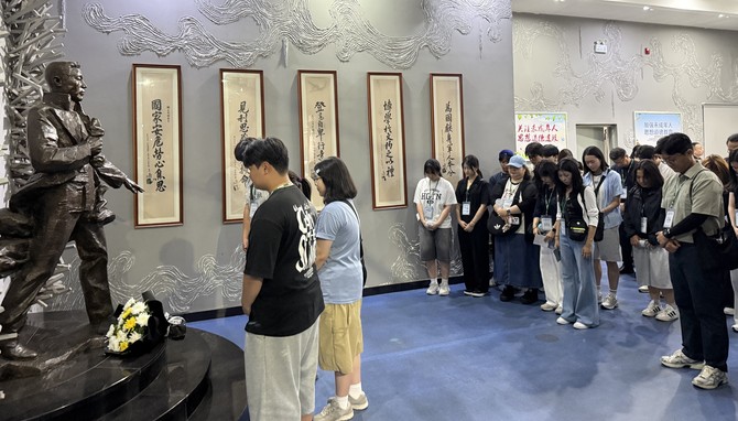지난 7월28일부터 31일까지 중국 하얼빈·다롄·뤼순 일원에서 우수학생 독립운동 사적지 답사를 진행하고 있다. ⓒ 세종시교육청