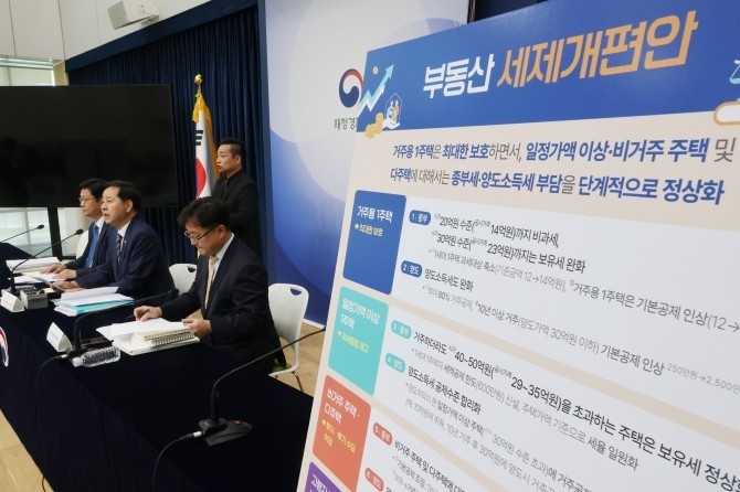 2026년 세제 개편안에 대해 브리핑하고 있는 구윤철 부총리 겸 재정경제부 장관. Ⓒ 연합뉴수