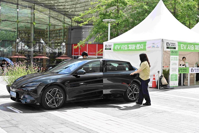 EV 라이드 시승 행사. ⓒ EV트렌드코리아 조직위원회