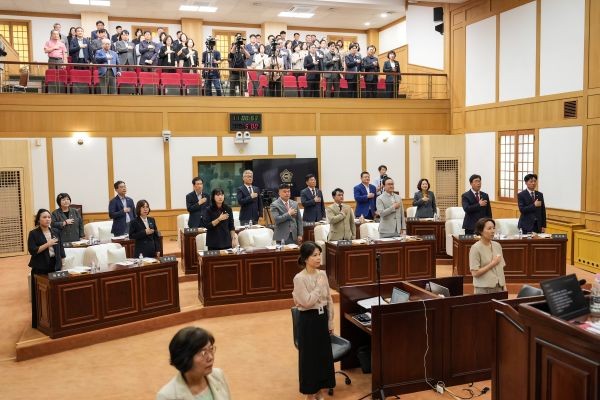 경산시의회는 7일 제273회 정례회 첫 본회의를 시작으로 21일까지 15일간의 회기 운영에 들어갔다. ⓒ 경산시의회