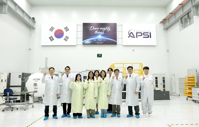 태국 지리정보우주기술개발청 대표단이 지난 17일 경기도 부천에 위치한 AP위성 AIT센터를 방문했다. ⓒ AP위성