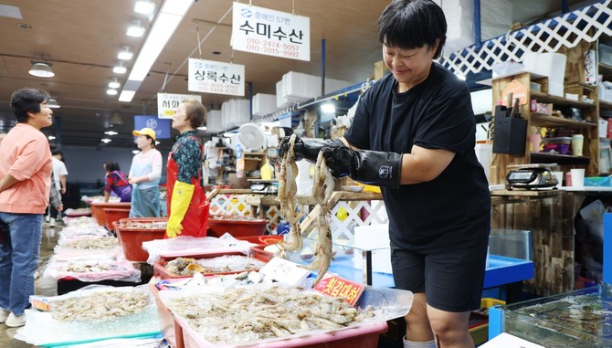 제25회 안면도 백사장 대하축제 모습. ⓒ 태안군